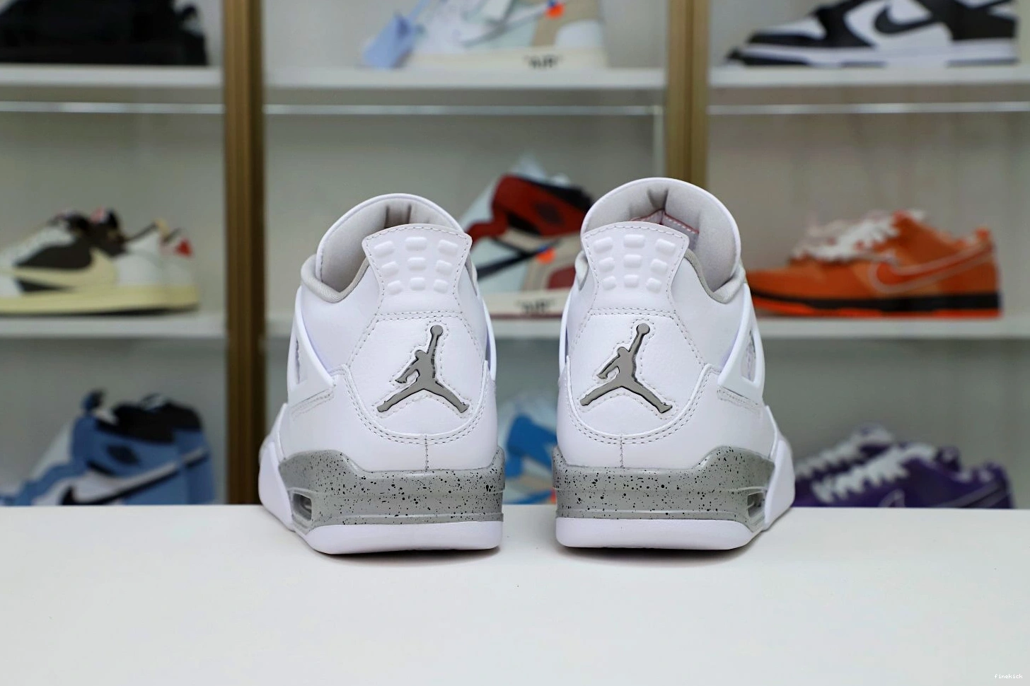 OREO' 'WHITE AIR 4 JORDAN RETRO 0824